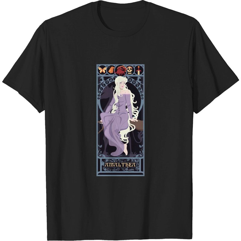 The Last Unicorn - Art Nouveau - Amalthea - T-shirt pour hommes — T-shirts pour hommes