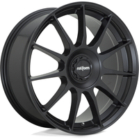 Roues Rotiform R168 DTM Satin Black - 19x8.5 - 5x112 - 35 Offset — Roues et jantes
