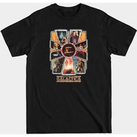 T-shirt pour hommes Battlestar Galactica Distressed — T-shirts pour hommes