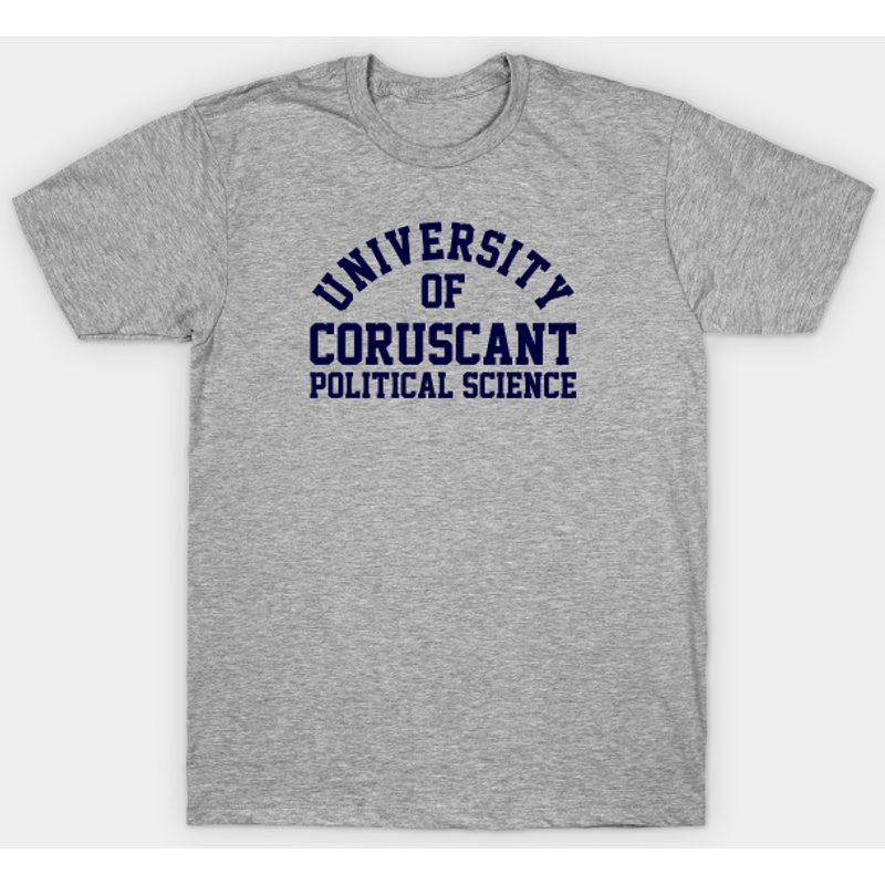 T-shirt pour hommes en science politique de l'Université de Coruscant — T-shirts pour hommes