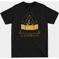 T-shirt Maître de Jeu avec Ensemble de Dés pour Hommes - Noir — T-shirts pour hommes