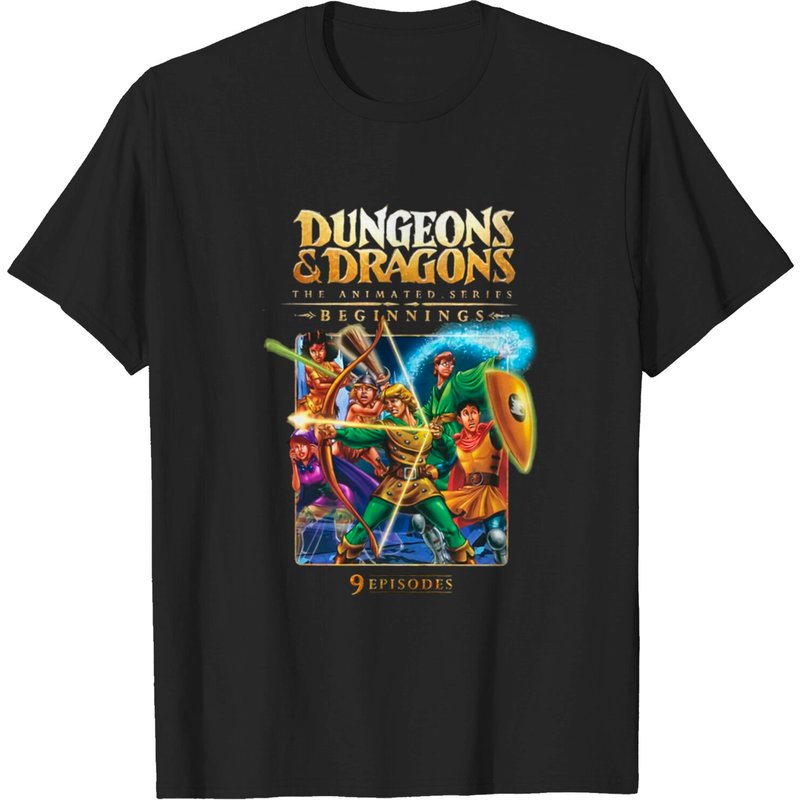 T-shirt pour hommes Beginnings Dungeons And Dragons