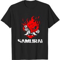 T-shirt pour hommes Cyberpunk Samurai