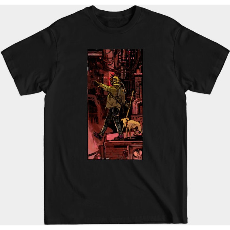 The Fool Tarot Cyberpunk T-shirt pour hommes