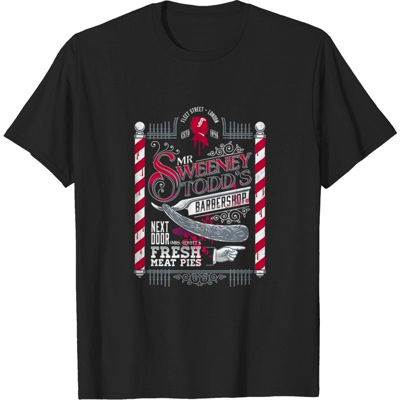 The Demon Barber - T-shirt Sweeney Todd pour hommes