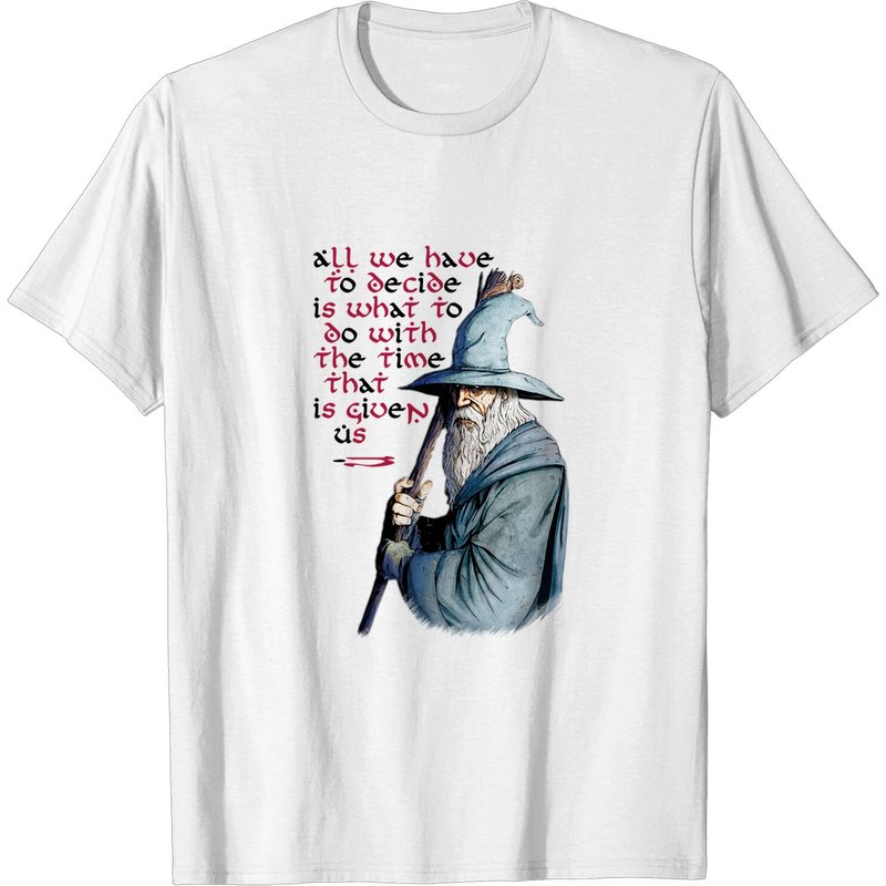 The Time That Is Given - T-shirt pour hommes Tolkien — T-shirts pour hommes