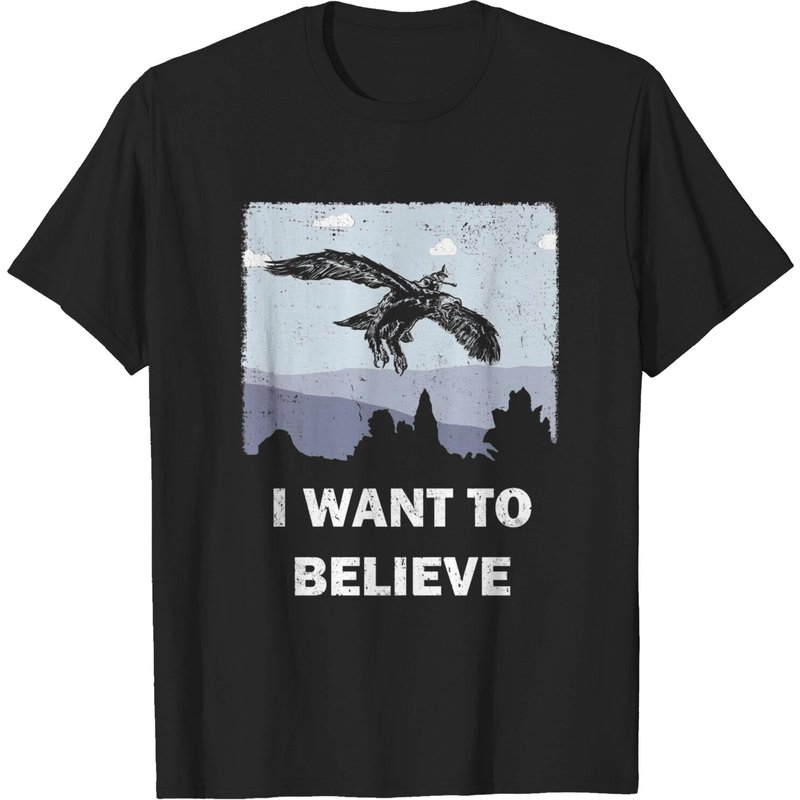 T-shirt The Great Eagles Sauron pour hommes en noir