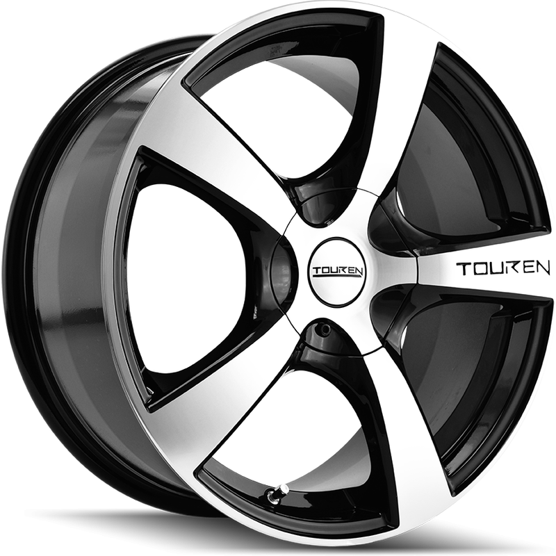 Touren 3190 TR9 Gloss Black Machined Wheels - 16x7 - 4x100 — Wheels & Rims