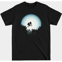 T-shirt Noir E.T. Extraterrestrial pour Hommes