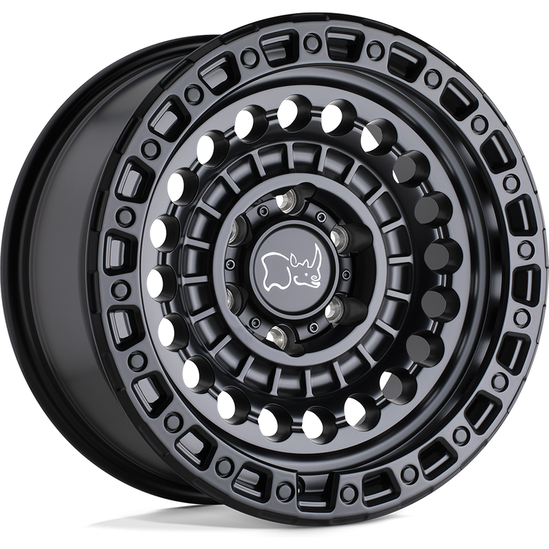 Black Rhino Sentinel Matte Black Wheels - 17x8.5 - 5x127 -18 Offset — Wheels & Rims