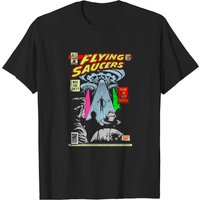 UFO Colors - Comics Men's T-Shirt in Black