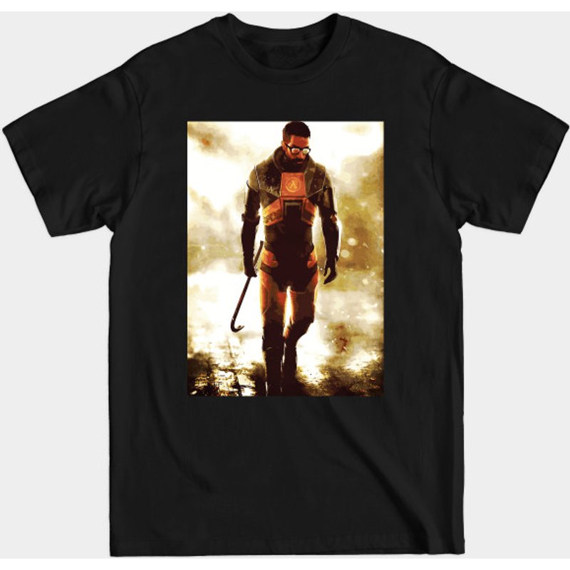 Half Life Men's Black T-Shirt