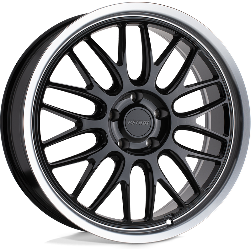 Petrol P4C Gloss Black Wheels - 18x8, 5x105 Bolt Pattern, 40 Offset — Wheels & Rims
