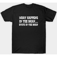 T-shirt pour hommes What Happens In The Barn — T-shirts pour hommes