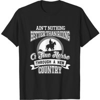 T-shirt pour hommes Lonesome Dove Riding A Fine Horse — T-shirts pour hommes