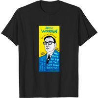 T-shirt pour hommes John Wooden en noir — T-shirts pour hommes