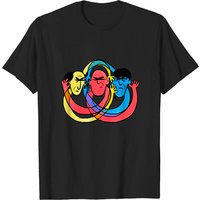 T-shirt pour hommes Color Wheel Stooges — T-shirts pour hommes