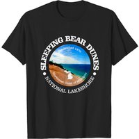 T-shirt pour hommes Sleeping Bear Dunes NL (rd) - Noir