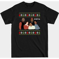 T-shirt Martin Show 90's Damn Gina Noël pour hommes — T-shirts pour hommes