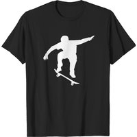 T-shirt pour hommes Skateboard en noir
