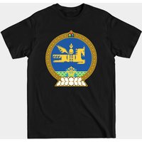T-shirt pour hommes Mongolia en noir