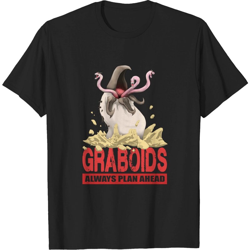 Tremors: Graboids Men's T-Shirt in Black — Mens T Shirts