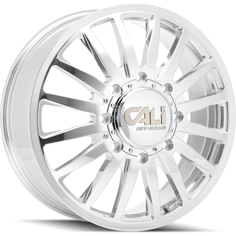 Roues Cali Off Road 9110D Summit Dually Polished - 20x8.25 — Roues et jantes