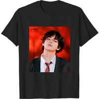 V Bts Men's T-Shirt in Black — Mens T Shirts