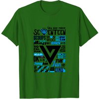 T-shirt Coréen Seventeen Collage pour Hommes — T-shirts pour hommes