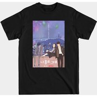 T-shirt My Holo Love K Drama Pop Art pour hommes - Noir — T-shirts pour hommes