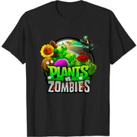 Plants Vs Zombies Men's T-Shirt - Black Videogames Design
