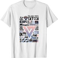 Seventeen Font Collage 2 - T-shirt pour hommes Seventeen — T-shirts pour hommes