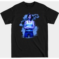 T-shirt pour hommes Franky Doyle Style Affiche Bleue - Série TV — T-shirts pour hommes