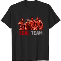 T-shirt pour hommes Seal Team-red - Série télévisée