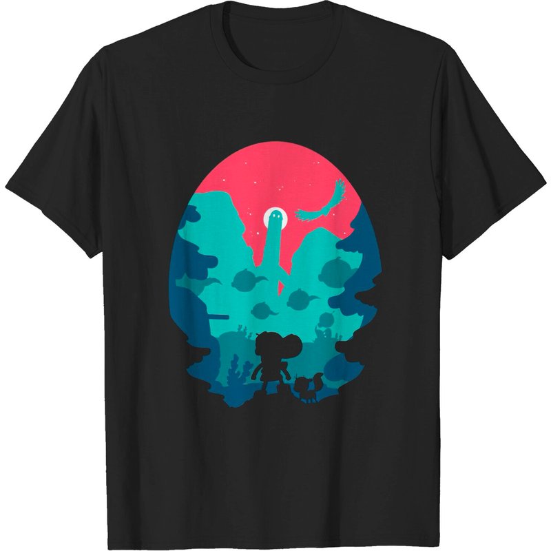 T-shirt pour hommes Hilda Series en noir — T-shirts pour hommes