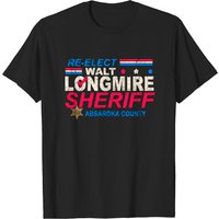 T-shirt Longmire pour Shérif Distressé pour Hommes