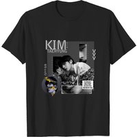 Kim Taehyung BTS Men's T-Shirt in Black — Mens T Shirts