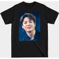 T-shirt Noir Jimin BTS pour Hommes