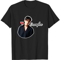 Cha Eun Woo Saranghae Men's T-Shirt - Black — Mens T Shirts