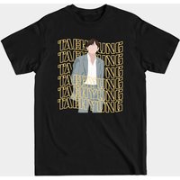 T-shirt pour hommes BTS Taehyung V en noir