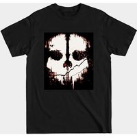 Ghost Mask Call Of Duty Men's T-Shirt — Mens T Shirts