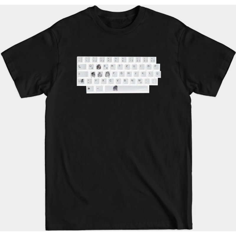 Csi Of A Gamer's Keyboard Men's T-Shirt — Mens T Shirts