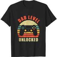 T-shirt Vintage Dad Level Unlocked pour les hommes — T-shirts pour hommes
