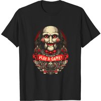 Want To Play A Game - Horror T-Shirt for Men — Mens T Shirts