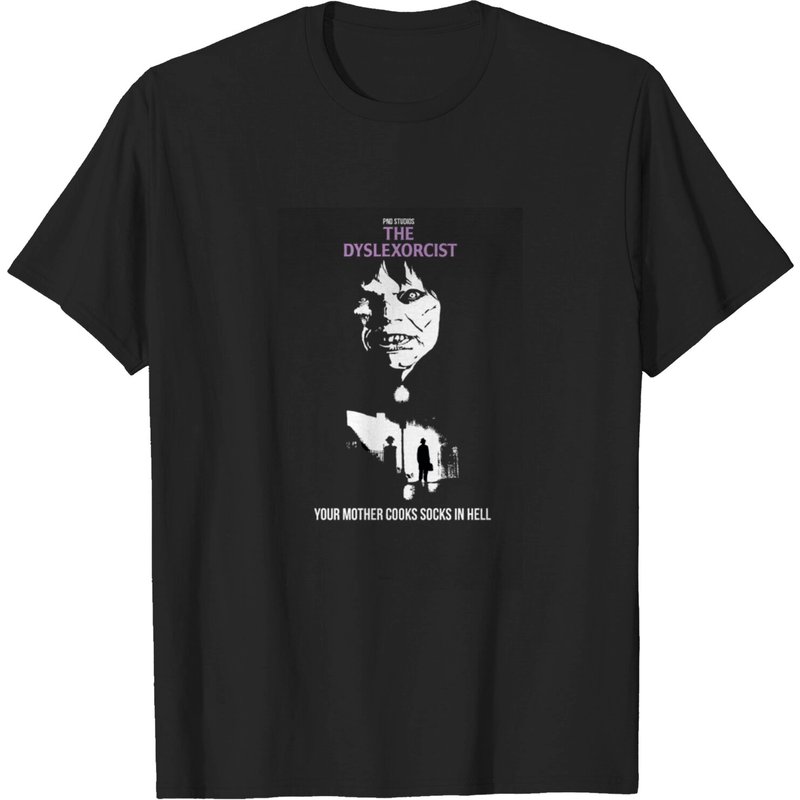 The Dyslexorcist Horror T-Shirt for Men — Mens T Shirts
