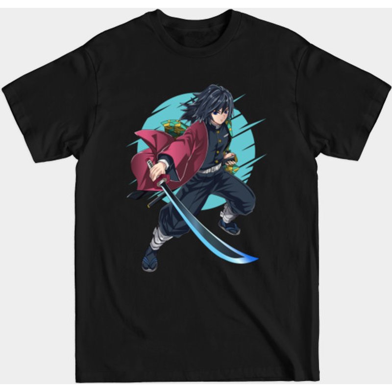 Demon Slayer Giyu Tomioka Men's T-Shirt — Mens T Shirts