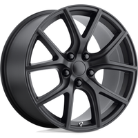 Performance Replicas PR181 Satin Black Wheels 20x10 5x127 50 Offset — Wheels & Rims