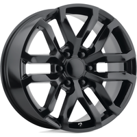 Performance Replicas PR196 Satin Black 22x9 Rims 6x139.7 Bolt Pattern — Wheels & Rims