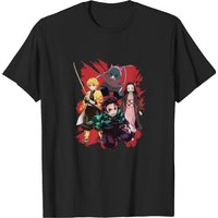 Demon Slayer Anime T-Shirt for Men in Black