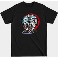 T-shirt noir pour hommes Demon Slayer — T-shirts pour hommes